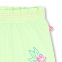 Short terry ruffle glitterprint