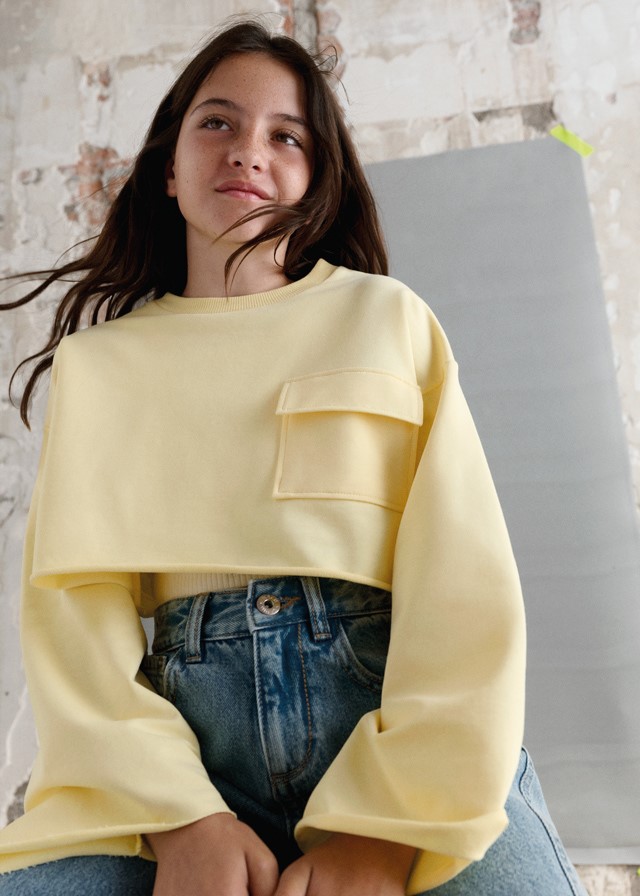 Set 2-delig - croptop en cropped sweater