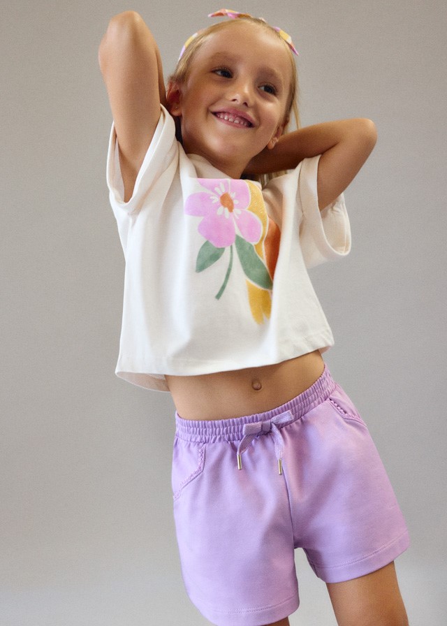 T-shirt korte mouwen met haarband set