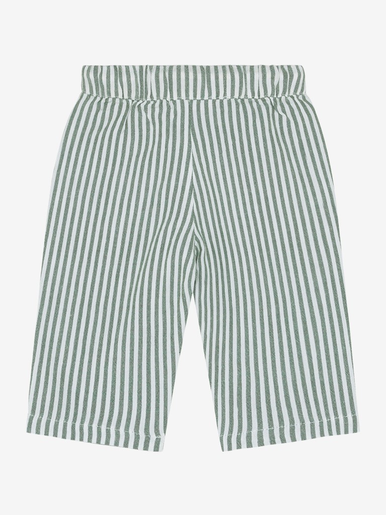 Broek relaxed fit woven stripe