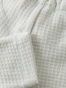 Broek regular fit katoen wafelstructuur