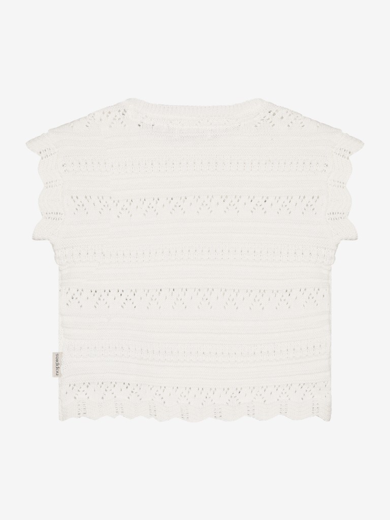 Top korte mouwen ajour katoen summerlook