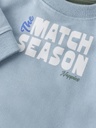 Sweater lange mouwen terry softbasic