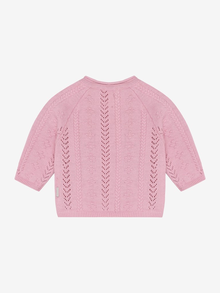 Cardigan lange mouwen wrap katoen softtouch