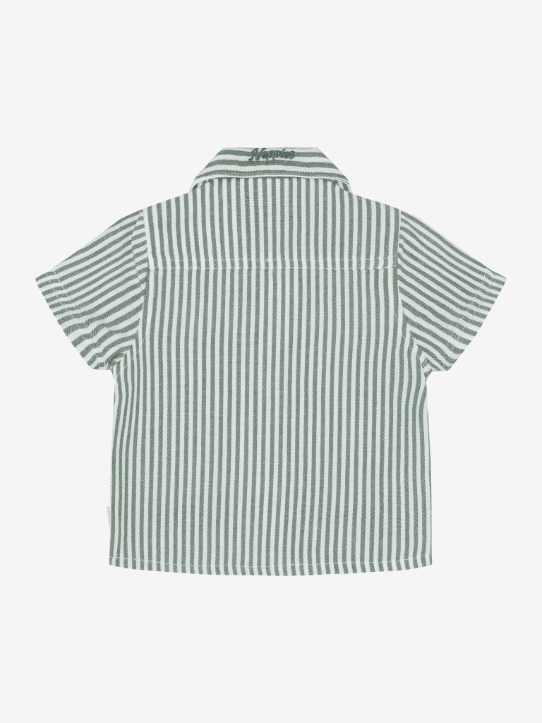 Hemd korte mouwen woven stripe