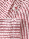 Broek straight fit seersucker stripe
