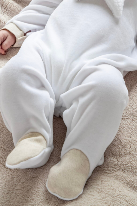 Kruippakje Evert velours linnen collectie