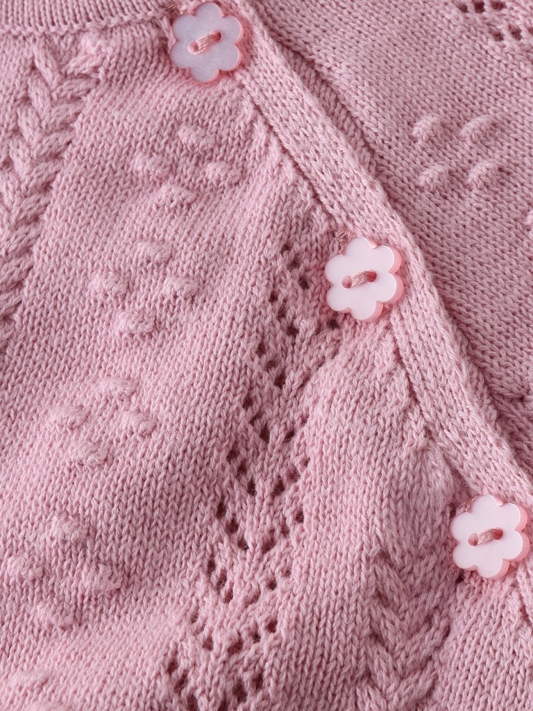 Cardigan lange mouwen wrap katoen softtouch