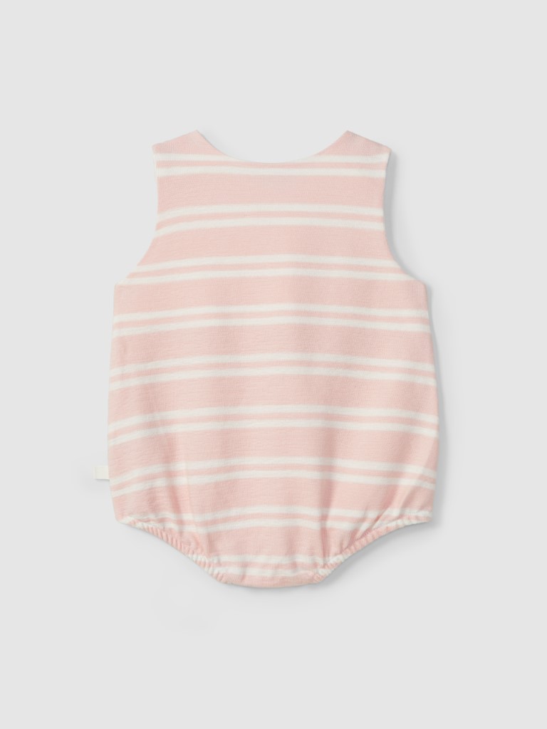 Romper - gestreept zonder mouwen