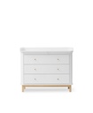 Commode met 3 laden en verlengstuk Wood
