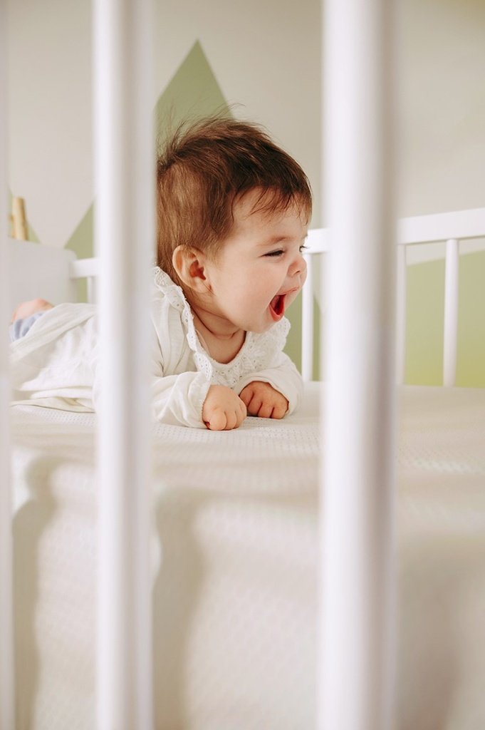 Hoeslaken ademend Airgosafe voor babybed