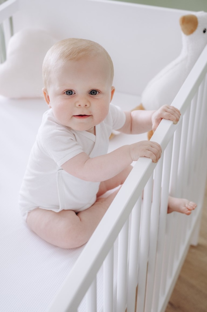 Hoeslaken ademend Airgosafe voor babybed