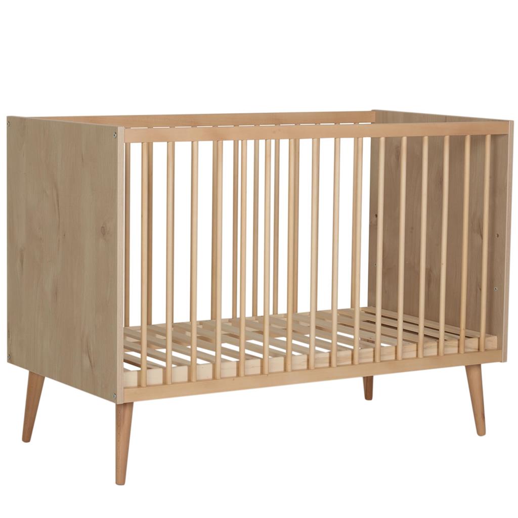 Bed + commode + kast (natural oak) - toonzaalmodel (enkel afhaling)