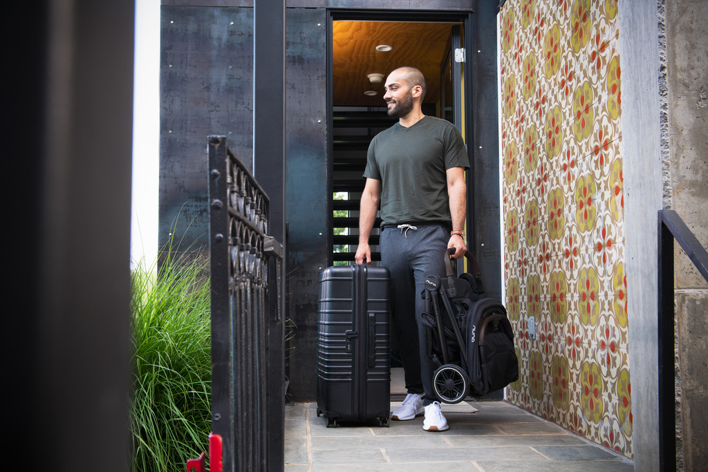 Buggy Trvl (incl. regenhoes en draagtas) (leer chocolate)