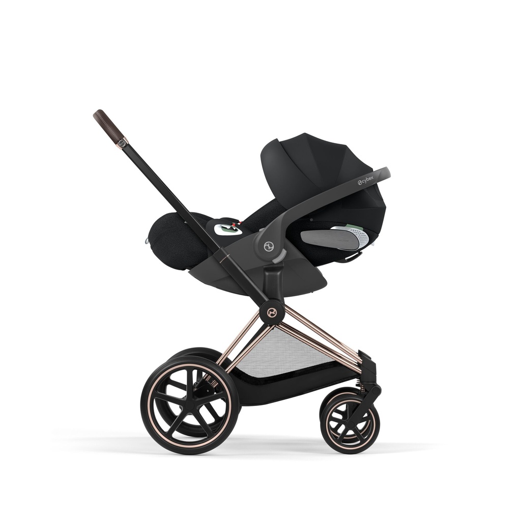 Kinderwagen set Priam comfort rosegold (incl. draagmand  en buggyzit)