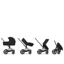 Kinderwagen set Priam comfort rosegold (incl. draagmand  en buggyzit)