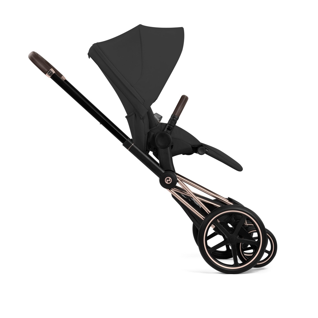 Kinderwagen set Priam comfort rosegold (incl. draagmand  en buggyzit)