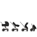 Kinderwagen set e-Priam comfort rosegold (incl. draagmand  en buggyzit)
