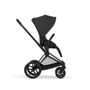 Kinderwagen set Priam comfort matt black (incl. draagmand  en buggyzit)