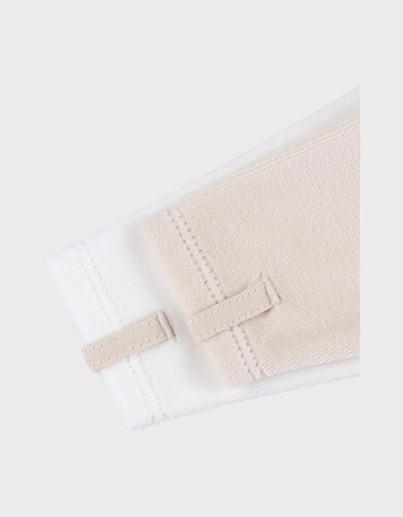 Pyjama baby zebra fluweel (2 stuks)