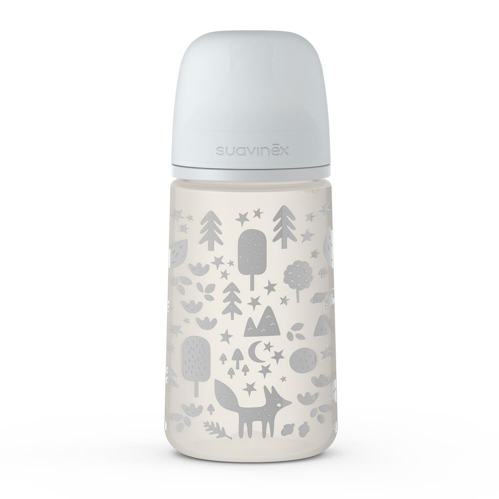 Zuigfles 270ml (silic., medium flow) fox