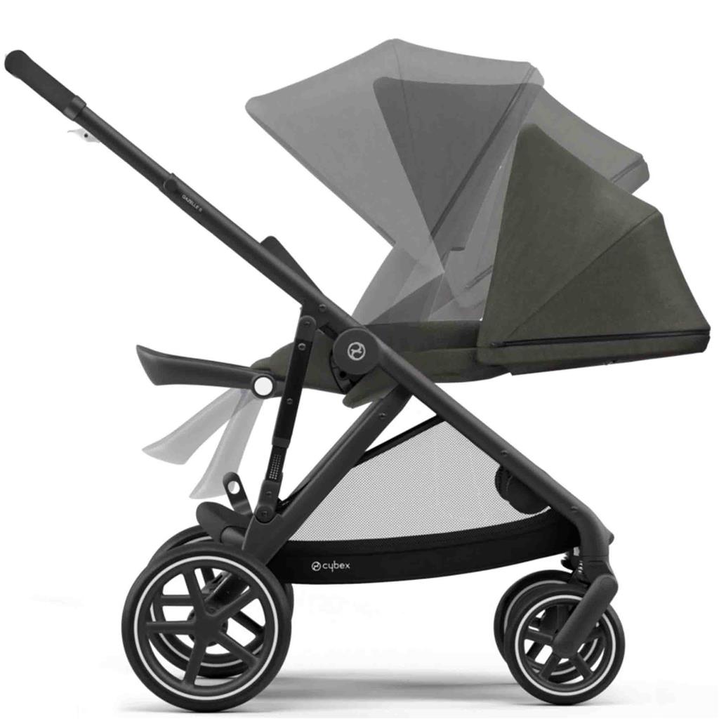 *Kinderwagen Gazelle S (zwart frame)