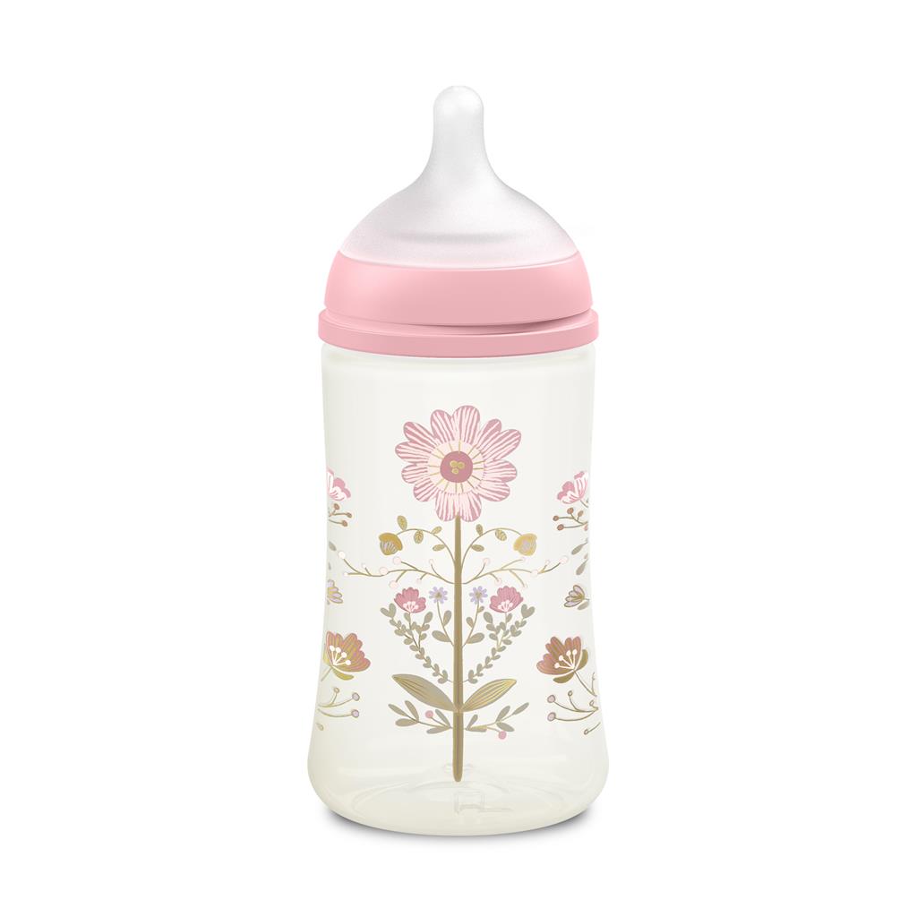 Zuigfles 270ml (sil., slow flow) gold