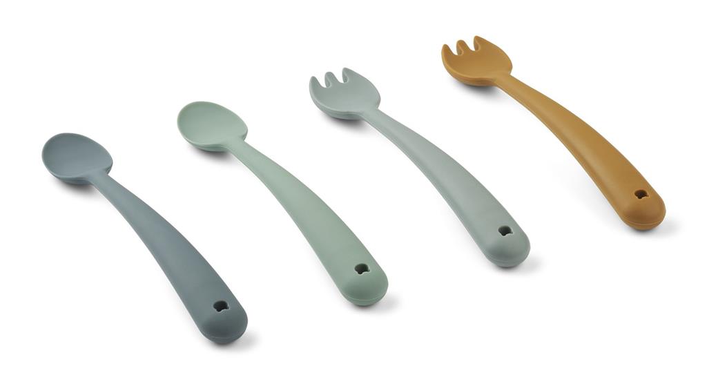 Vork + lepel (4-pack) Shea