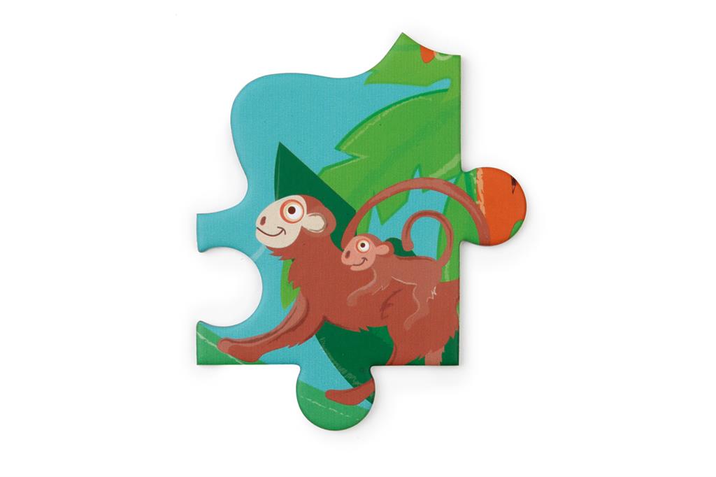 Puzzel 59 stuks contour tijger