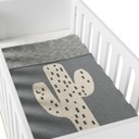 Dekentje bed tricot cactus