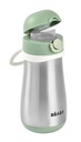*RVS drinkfles 350ml met handvat