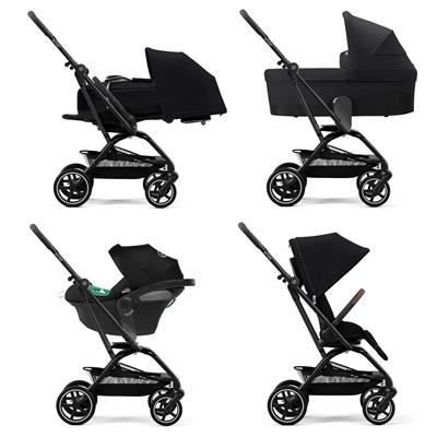 *Buggy eezy S twist + 2 (zwart frame)