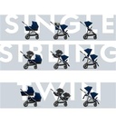 *Kinderwagen Gazelle S (zwart frame)