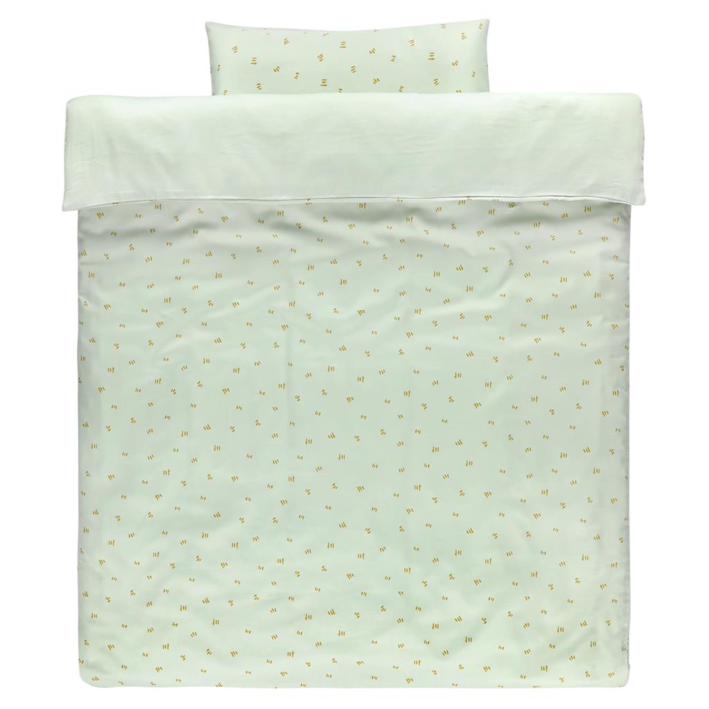 Donsovertrek+kussensloop bed