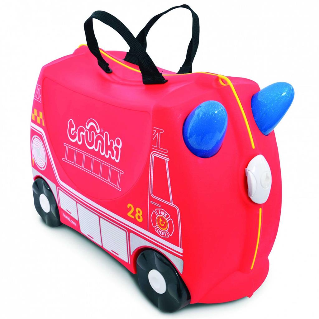 Travel case ride on