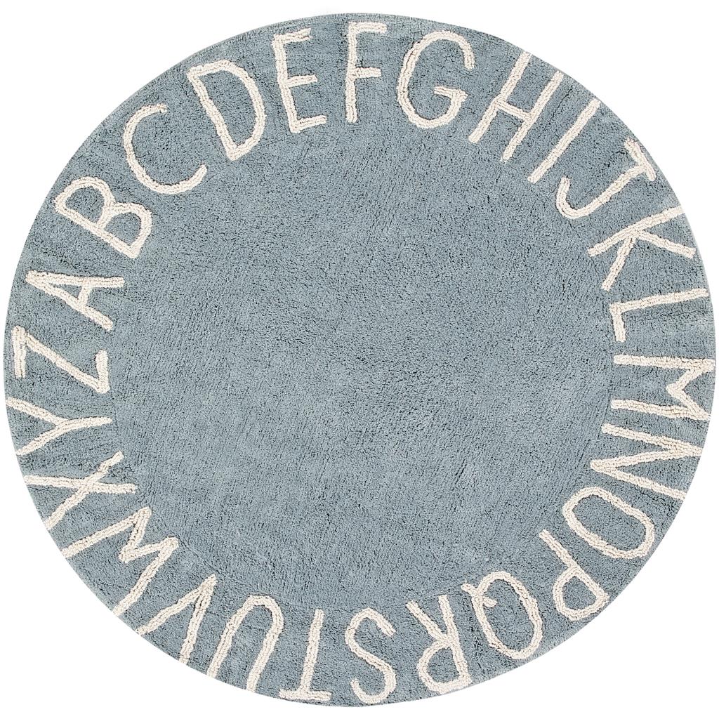 Tapis rond abc