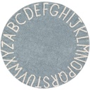 Tapis rond abc