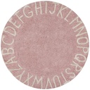 Tapis rond abc