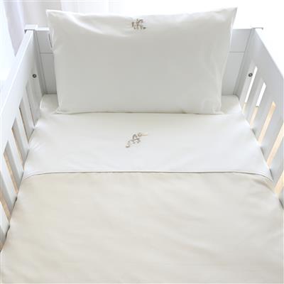 Donsovertrek bed en sloop (100x135cm)