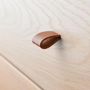 Poignées en cuir (6 pièces) pour commode
