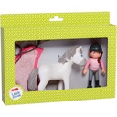 Little friends: amazone Sanya + paard Saphira