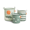 Storage basket (3pcs) Happy clouds