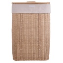 Wicker linen basket
