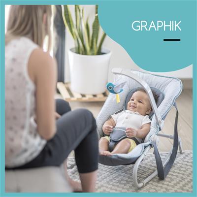 Transat Graphik pliable pour bébé