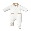 Babygrow teddybear head on back