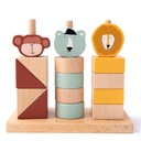 Empileur de blocs animaux