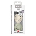 *Fopspeen de lux silicone (duo, 0m+, one size) Bib