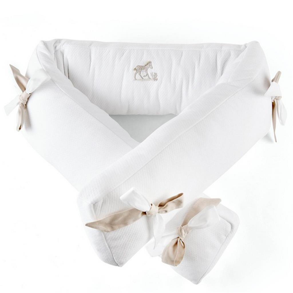 Bedbeschermer 210 cm – Gewafeld H: 23 cm
