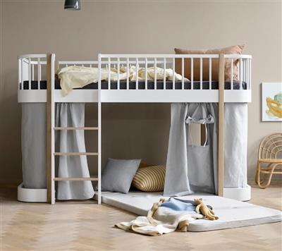 Gordijn 138cm original loft bed Oliver Furniture
