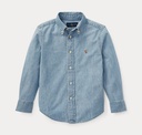 Hemd katoenen chambray (2j-7j)